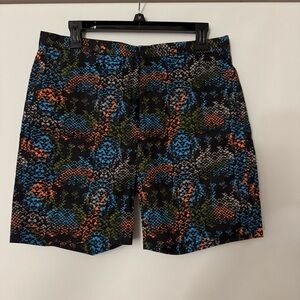 Marc Jacobs Men’s Clownfish Print Shorts Size 30 Orange – Retail $248